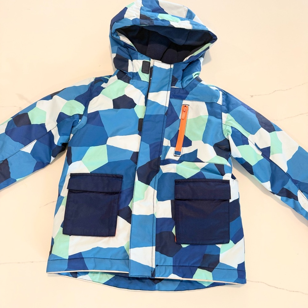 Hanna Andersson Boys Size 5 Snowsuit Set with Bib and Coat - Picture 2 of 11